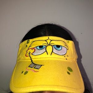 Spongebob square pants yellow cap